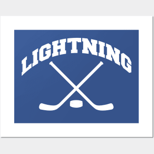 Lightning Hockey Small Logo Posters and Art